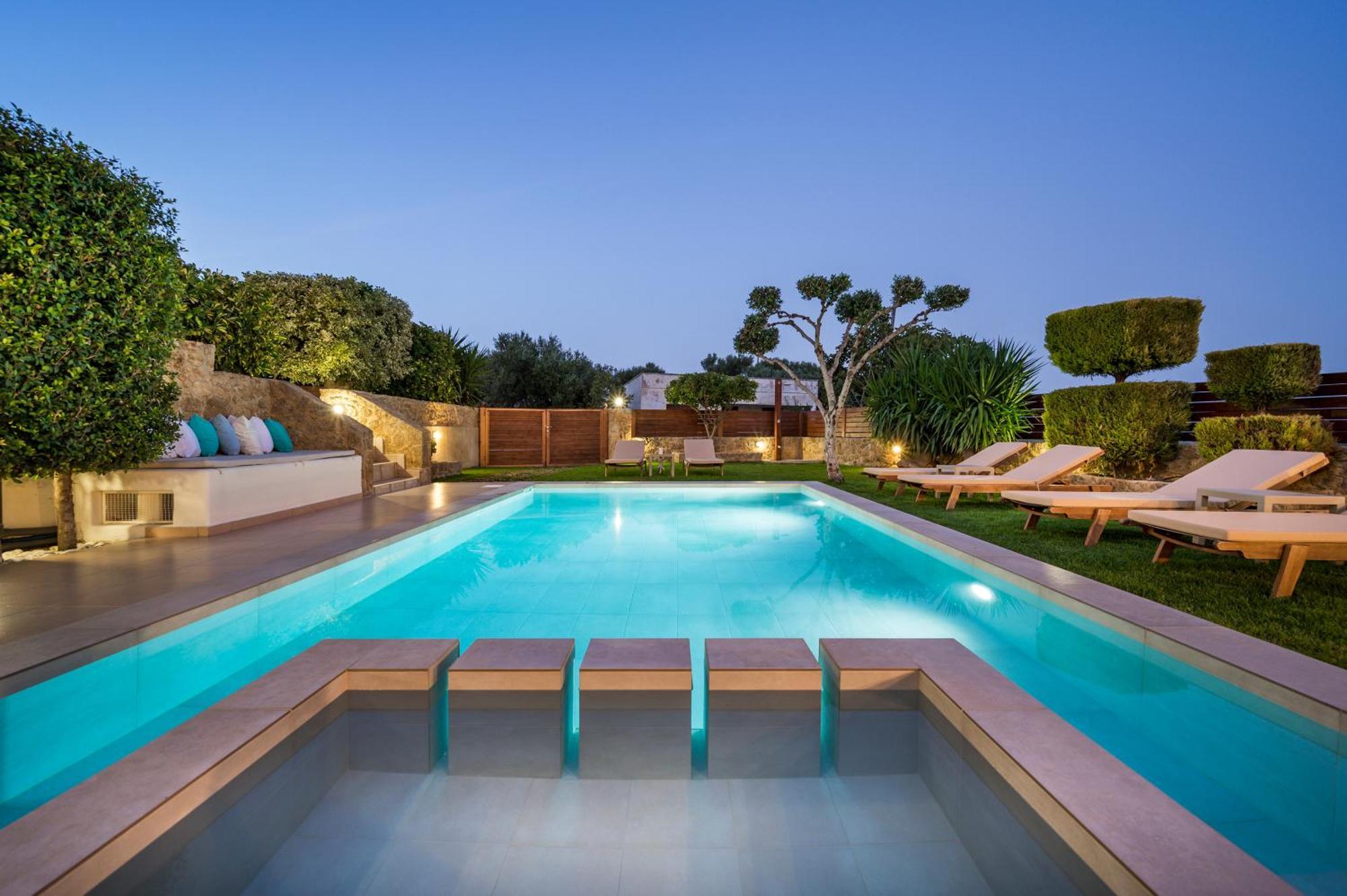 Villa Georgia Heated Pool & Jet-Tub Kolymbari Exterior foto